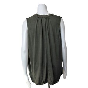 Max Jeans Dark Green Tank Top